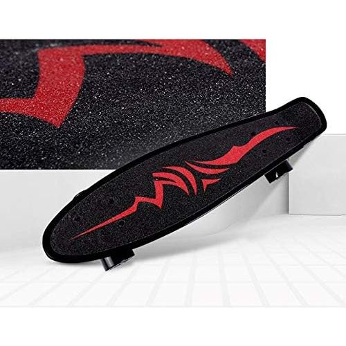  QYSZYG Kleine Fischplatte Skateboard Erwachsenen Anfanger vierradiger Roller Fischplatte Multi-Style Wahl Skateboard (Farbe : B)
