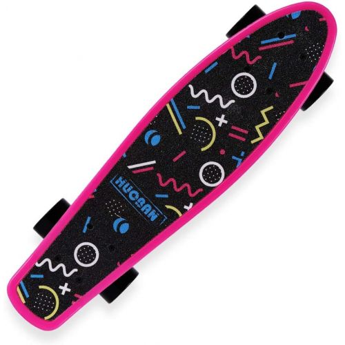  QYSZYG Kleine Fischplatte Skateboard Erwachsenen Anfanger vierradiger Roller Fischplatte Multi-Style Wahl Skateboard (Farbe : B)