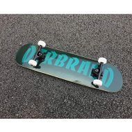 QYSZYG Anfanger Erwachsene Teen Boys und Girls Professionelle Double Rocker Allrad Highway Skateboard Skateboard (Farbe : Green)
