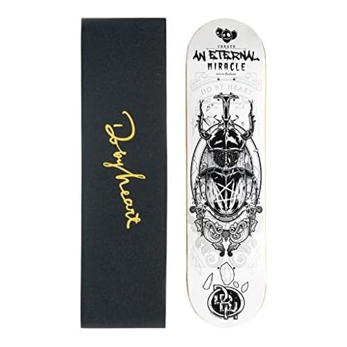  QYSZYG Anfanger-Skateboard/gewerblicher Erwachsener/Allrad-Skateboard/Doppelrocker-Skateboard/Diverse optional/verschleissfest pflegeleicht Skateboard (Color : A)