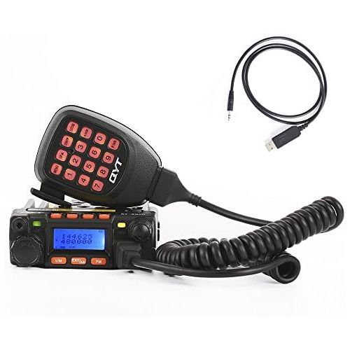  QYT KT-8900 Mini Dual Band Mobile Transceiver 2M 136-174MHz70cm 400-480MHz 25W Amateur Car Radio (HAM)