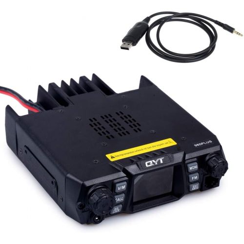  QYT KT-980PLUS (Gen. 2) Mobile Radio 75W(VHF)55W(UHF) Dual Band Quad Standby Ham Radio