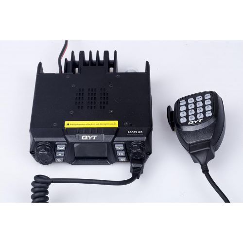  QYT KT-980PLUS (Gen. 2) Mobile Radio 75W(VHF)55W(UHF) Dual Band Quad Standby Ham Radio