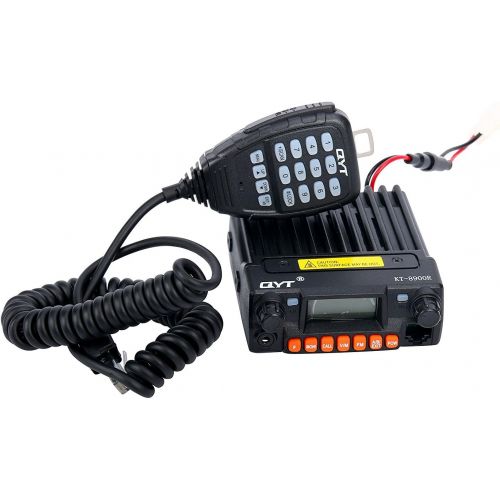  QYT KT-8900R Tri-Band VHF:136-174MHz, 220-270MHz, UHF:400-480MHz Mobile Transceiver 25W Dual Watch Ham Radio wFree Cable
