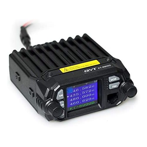  QYT KT-8900D (Upgraded 2nd Gen.) Mobile Transceiver Dual Band QUAD Standby VHFUHF 136-174400-480MHz Mini Car Radio Amateur (HAM) Radio