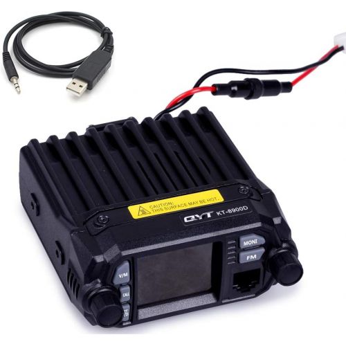  QYT KT-8900D (Upgraded 2nd Gen.) Mobile Transceiver Dual Band QUAD Standby VHFUHF 136-174400-480MHz Mini Car Radio Amateur (HAM) Radio