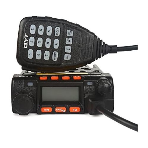  QYT KT8900 Mini Dual Band Car Radio, VHFUHF 136-174400-480MHz 25W20W Mobile Transeiver, Black