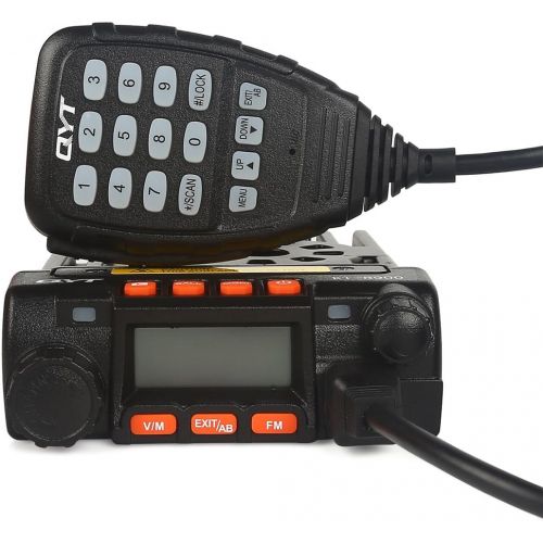  QYT KT8900 Mini Dual Band Car Radio, VHFUHF 136-174400-480MHz 25W20W Mobile Transeiver, Black