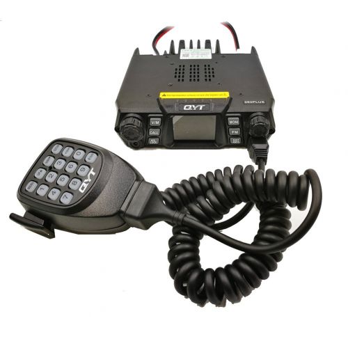  QYT KT-980 Plus Mobile Radio 75W 200CH Multiple Function VHF/UHF Dual Band Quad band Standby FM Vehicle Transceiver Radio (upgrade version of KT-UV980)