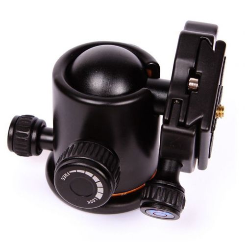  QZSD-02 360℃ Aluminum Ball Head + Quick Release Plate for Camera Tripod Monopod