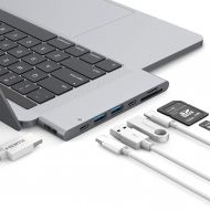 USB C Hub, QacQoc Thunderbolt 3 USB-C Adapter with 4K Type c to HDMI for MacBook Pro 2016/2017/2018 1315 40Gbs Thunderbolt 3,Type C Data Port,4K HDMI, SD/Micro Card Reader 2 USB 3.