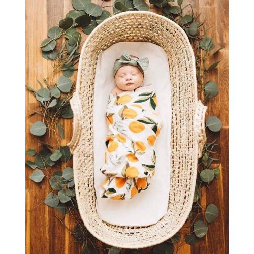  Qav Juh Ultra Soft Baby Swaddle Blanket,Soft Breathable Bamboo Baby Receiving Blanket Muslin Square Perfect...