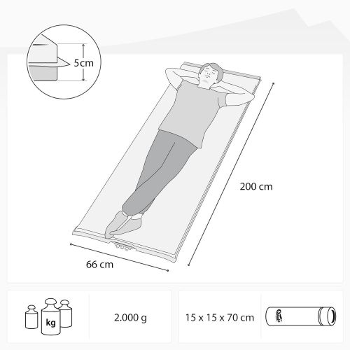  Qeedo Quick Oak 3 Personen Campingzelt, Sekundenzelt mit Quick-Up-System