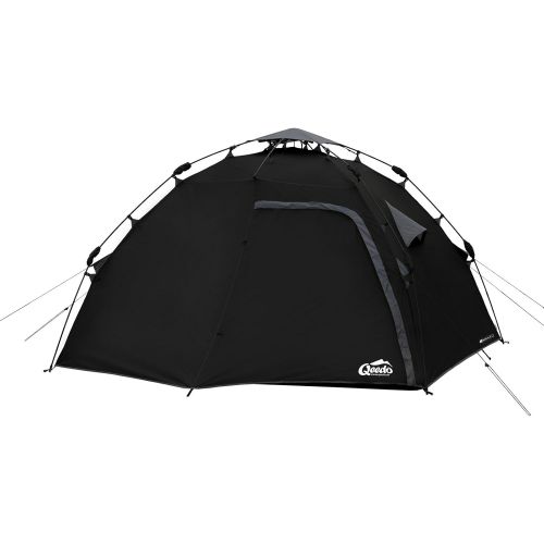  Qeedo 4 Mann Sekundenzelt Quick Maple 4, Campingzelt mit Quick Up System, Innenhoehe: 140 cm