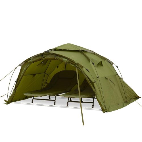  Anglerzelt Qeedo - Quick Bivvy 2, Angelzelt, Sekundenzelt, Karpfenzelt, Quick up System - oliv