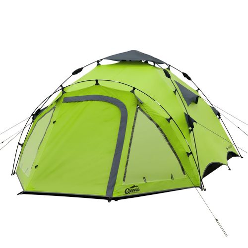  QeedoQuick Oak Tent - for 3People - Quick-Up System Puts up Tent in Seconds