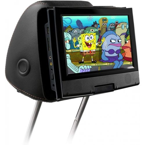  [아마존베스트]Qenker Portable DVD Player headrest Mount for Swivel and flip Style Portable DVD Player from 7 to 11 inch - Black