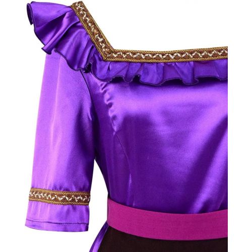  Qi Pao The Day of The Dead Imelda Womens Party Dress Hector Hat Shirt Pants Halloween Cosplay Costume
