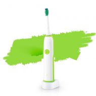 Qi Peng-//electric toothbrush - Adult Home Sonic Vibration Toothbrush Rechargeable Soft Brush Head Electric Toothbrush (Color : Black)