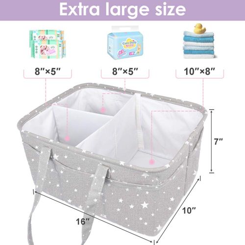  Qianbird [가격문의]Diaper Caddy | Diaper Caddy Organizer | Diaper Organizer Caddy | Caddy Organizer | Baby Organizer | Baby Basket | Baby Gifts | Baby Items for Newborns