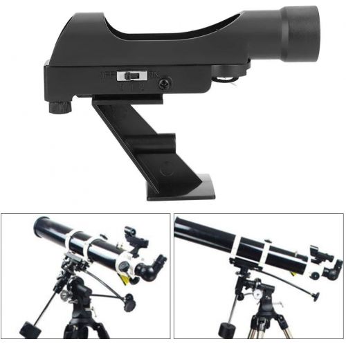  Qiilu Red Dot Finder Scope, Telescope Red Dot Viewfinder Star Finder Scope for 80EQ 80/90DX SE Astro Telescope