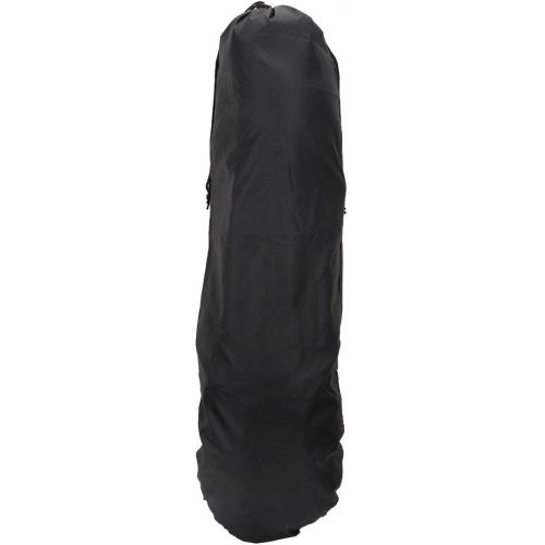  Qiilu Skateboard Storage Bag, 150D Oxd Cloth Sport Skateboard Storage Bag One Shoulder Carry Case Black 86x28.5cm