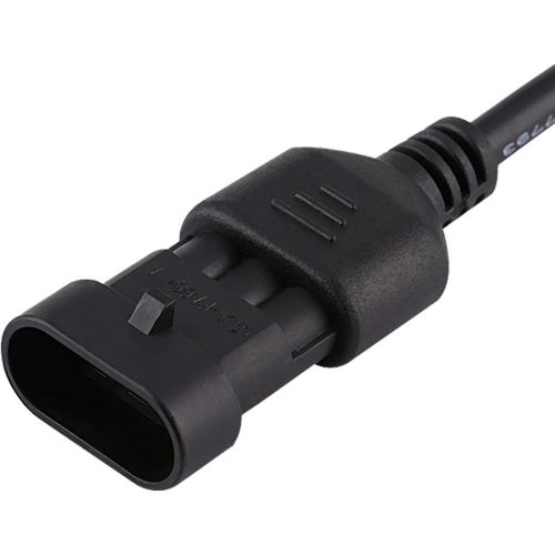  [아마존베스트]Qiilu 3 Pin to 16 Pin OBD2 Adapter Connector Diagnostic Cable for Fiat Alfa Lancia