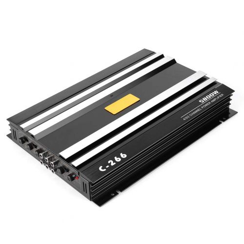  [아마존베스트]-Service-Informationen Qiilu Car Amplifier Audio, Car Stereo Audio Amplifier Speaker Power Amplifier 12V 5800W 90dB Universal for Truck