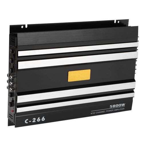  [아마존베스트]-Service-Informationen Qiilu Car Amplifier Audio, Car Stereo Audio Amplifier Speaker Power Amplifier 12V 5800W 90dB Universal for Truck