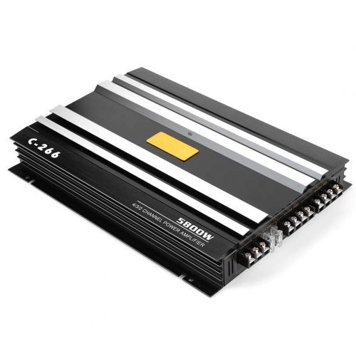  [아마존베스트]-Service-Informationen Qiilu Car Amplifier Audio, Car Stereo Audio Amplifier Speaker Power Amplifier 12V 5800W 90dB Universal for Truck