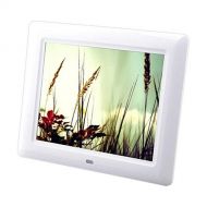 Qike 8 inch High Resolution Ultrathin Digital Photo Picture Frame HD Wide Screen With Wireless Remote Control,Black