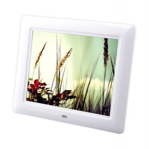  Qike 8 inch High Resolution Ultrathin Digital Photo Picture Frame HD Wide Screen With Wireless Remote Control,Black