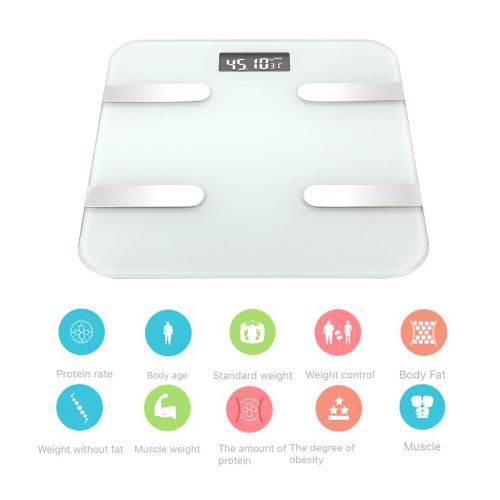  Qingta Bluetooth Smart Body Fat Scale Monitor Body Fat,Scale Body Fat,Total Body Water,Muscle...