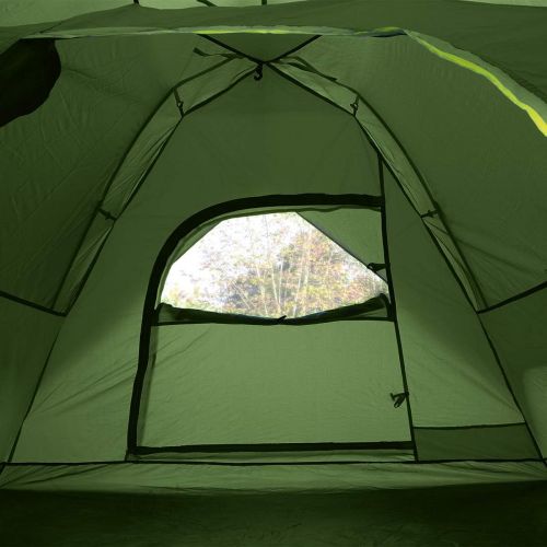  Qisan Hydraulische Kuppelzelt-UEberdachung fuer Camping, automatische wasserdichte Zelte, 3-4 Personen, Baldachin, einfach aufzubauen und zu verpacken