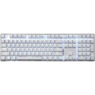 Mechanical Gaming Keyboard Wired Keyboard Cherry MX Red Switch Backlight Keyboard 108 Keys White Case Magicforce by Qisan