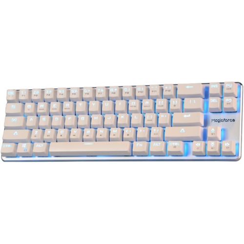  Qisan Mechanical Gaming Keyboard Wired Keyboard Cherry MX Brown Switch Backlight keyboard 108 Keys Keyboard White Magicforce