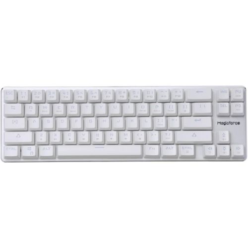  Qisan Mechanical Gaming Keyboard Wired Keyboard Cherry MX Brown Switch Backlight keyboard 108 Keys Keyboard White Magicforce