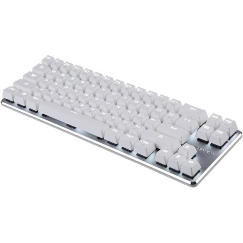  Qisan Mechanical Gaming Keyboard Wired Keyboard Cherry MX Brown Switch Backlight keyboard 108 Keys Keyboard White Magicforce