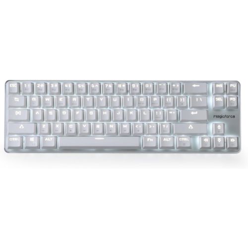  Qisan Mechanical Gaming Keyboard Wired Keyboard Cherry MX Brown Switch Backlight keyboard 108 Keys Keyboard White Magicforce