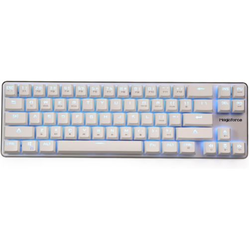  Qisan Mechanical Gaming Keyboard Wired Keyboard Cherry MX Brown Switch Backlight keyboard 108 Keys Keyboard White Magicforce