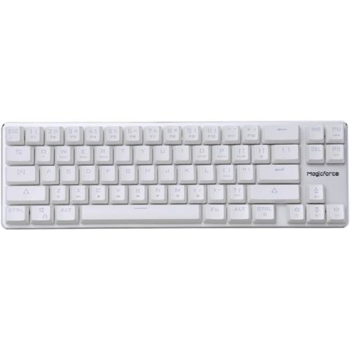  Mechanical Keyboard Gaming Keyboard GATERON Brown Switch Wired Backlit Mechanical Mini Design (60%) 68 Keys Keyboard Black Magicforce by Qisan