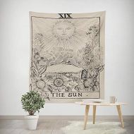 Marke: Qmber Wandteppich Qmber 2019 Indian Tapisserie Wandbehang Wandteppiche Mandala Tuch Wandtuch Gobelin Tapestry Hippie Boho Stil mit Sign Chakra Kunstdruck Tarot Tapices Tunika Tischdecke/C,150X100CM