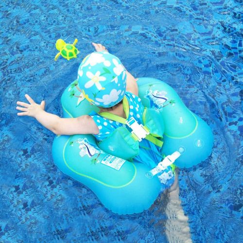  Qnlly Baby Inflatable Swimming Ring Pool Float Accessories Boia Piscina Safety Infant Swimtrainer Kids Swim Circle Water Mattress Toys