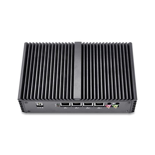  Qotom QOTOM-Q355G4 2018 New Model 4 LAN AES-NI Mini PC core I5 Dual core 2USB 3.0,2 USB 2.0 Firewall Multi-Function Home Router TV Box(8G RAM,128G SSD,NO WiFi)