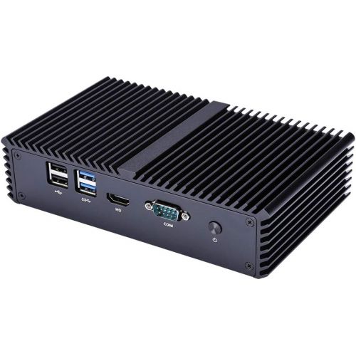  Qotom High-Speed Router Q350G4 Intel Core I5-4200U(3M Cache, Up to 2.60 Ghz), 4Gb Ddr3 Ram 32Gb Ssd, 4 Intel LAN,Used As A Router/Firewall/Proxy/WiFi Access Point