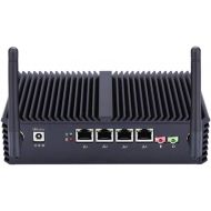 Qotom Milti-Wan Router Q350G4 Intel I5-4200U,Hd Graphics 4400 4Gb Ddr3 Ram 16Gb Ssd WiFi, 4 Nics,Com Ports,Pfsense,Firewall,Cent Os,Linux