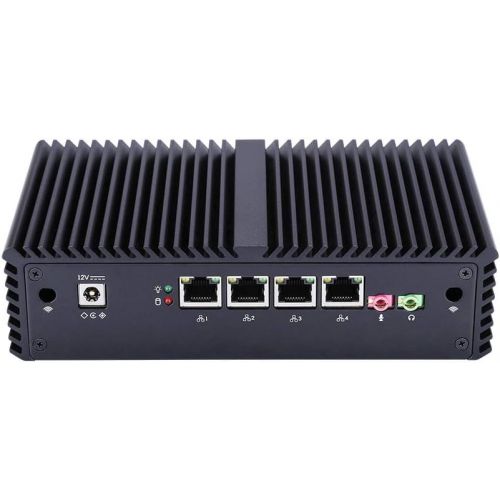  Qotom Barebone I5 Pfsense Box Q355G4 Intel Core I5-5200U AES-NI Processor,Up to 2.70 Ghz 4Gb Ddr3 Ram 32Gb Ssd WiFi, Fanless Aluminium Alloy,4 LAN,Dc 12V,Windows Os Linux Pfsense