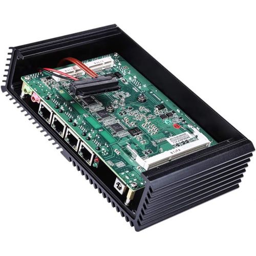  Qotom Barebone I5 Pfsense Box Q355G4 Intel Core I5-5200U AES-NI Processor,Up to 2.70 Ghz 4Gb Ddr3 Ram 32Gb Ssd WiFi, Fanless Aluminium Alloy,4 LAN,Dc 12V,Windows Os Linux Pfsense