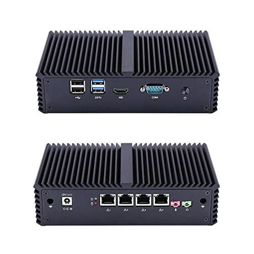  Qotom Firewall Q330G4 Intel Core I3-4005U,1.7Ghz (4Gb Ddr3 Ram 64Gb Ssd) AES-NI,4Gigabit LAN,Used As A Router/Firewall/ Proxy/WiFi Access Point