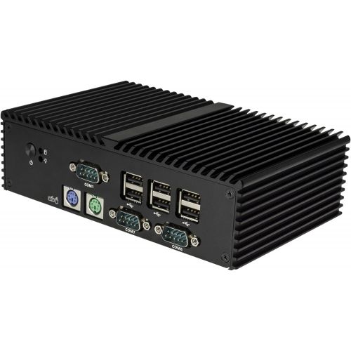  Qotom Best Ipc Q190X-PS2 Intel Baytrail J1900 Quad Core,2.00Ghz 8Gb Ddr3 Ram 64Gb Ssd, Fanless Aluminium Alloy,7 Com,Ps2,Dual LAN,Fanless NUC Dc 12V